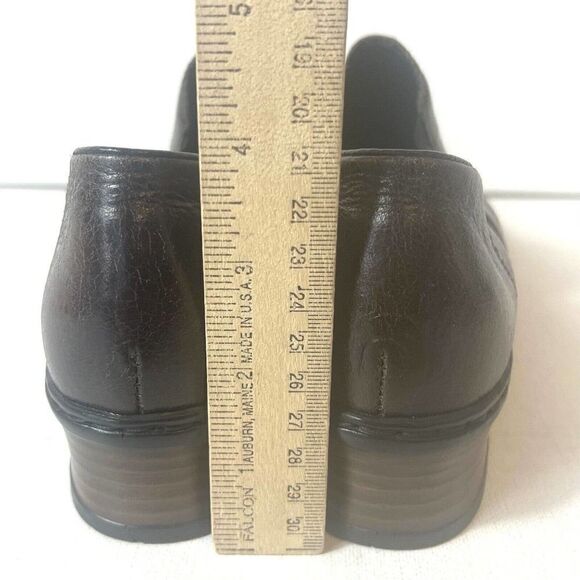 Rieker Womens UK 7.5 US 9-9.5 Brown Leather Comfort Casual Slip On Low Heel Shoe - Picture 10 of 12